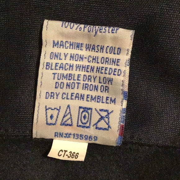 Russell 2XL Quarter Zip Men's Pullover Navy  Poly Fleece - Picture 5 of 5